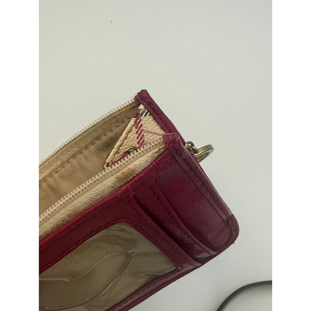 Coach Multicolor Plaid Wristlet & ID Card Holder Keychain Matching Set - Picture 10 of 10